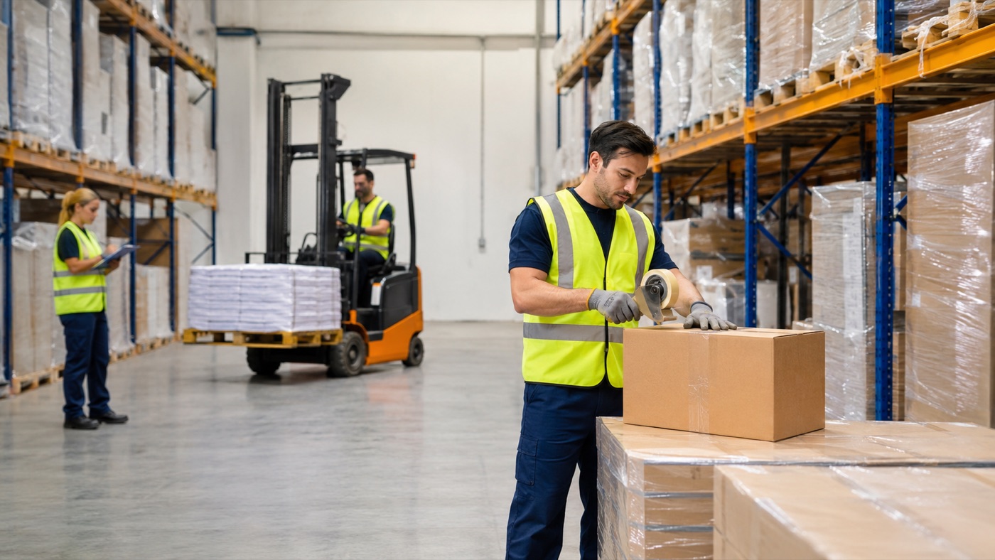 Warehouse and logistics workforce in Iraq